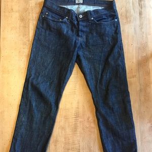 32" Mens Raw Denim Jeans